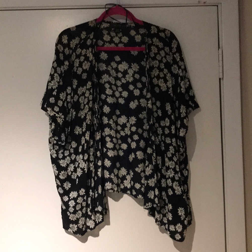 Floral Printed Lightweight Cardigan - Picture 3 of 3